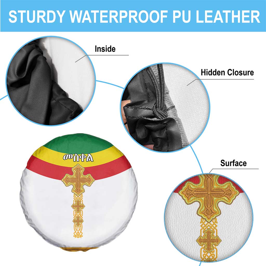 Ethiopia Meskel Spare Tire Cover Ethiopian Cross LT15