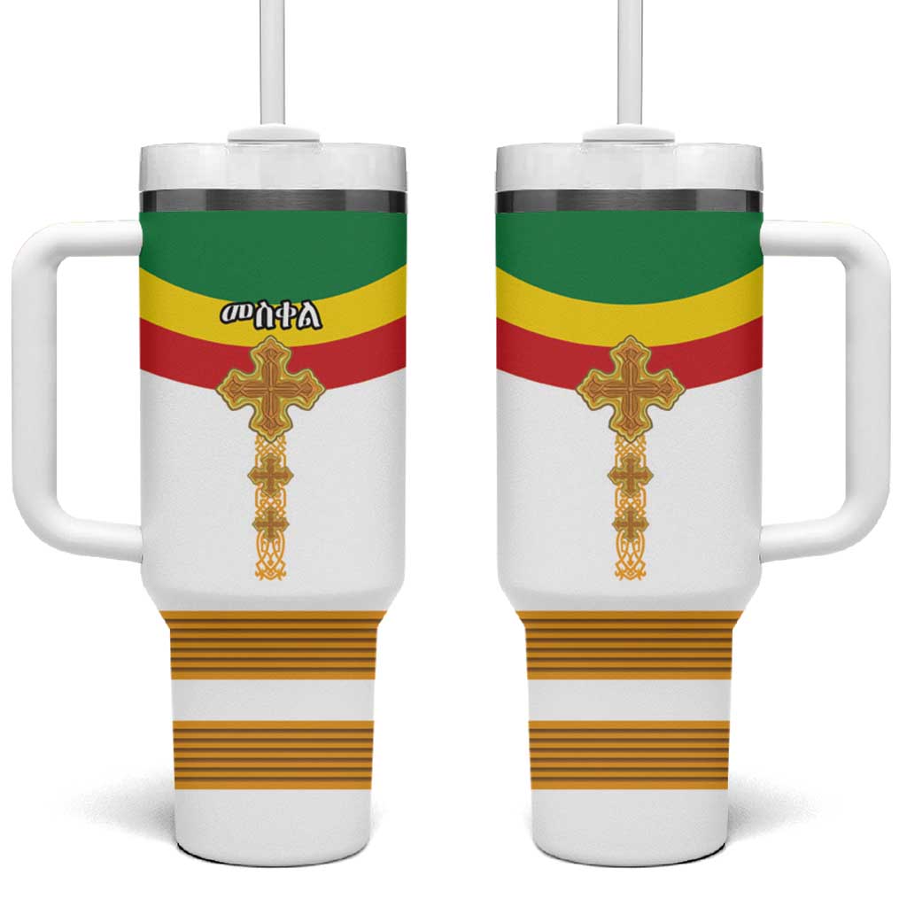 Meskel Ethiopia Tumbler With Handle True Cross LT15