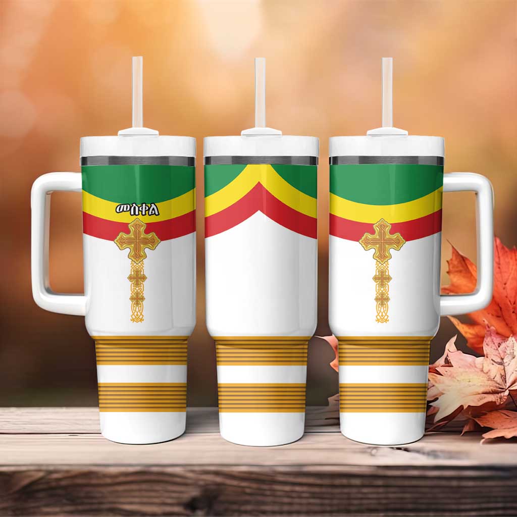 Meskel Ethiopia Tumbler With Handle True Cross LT15