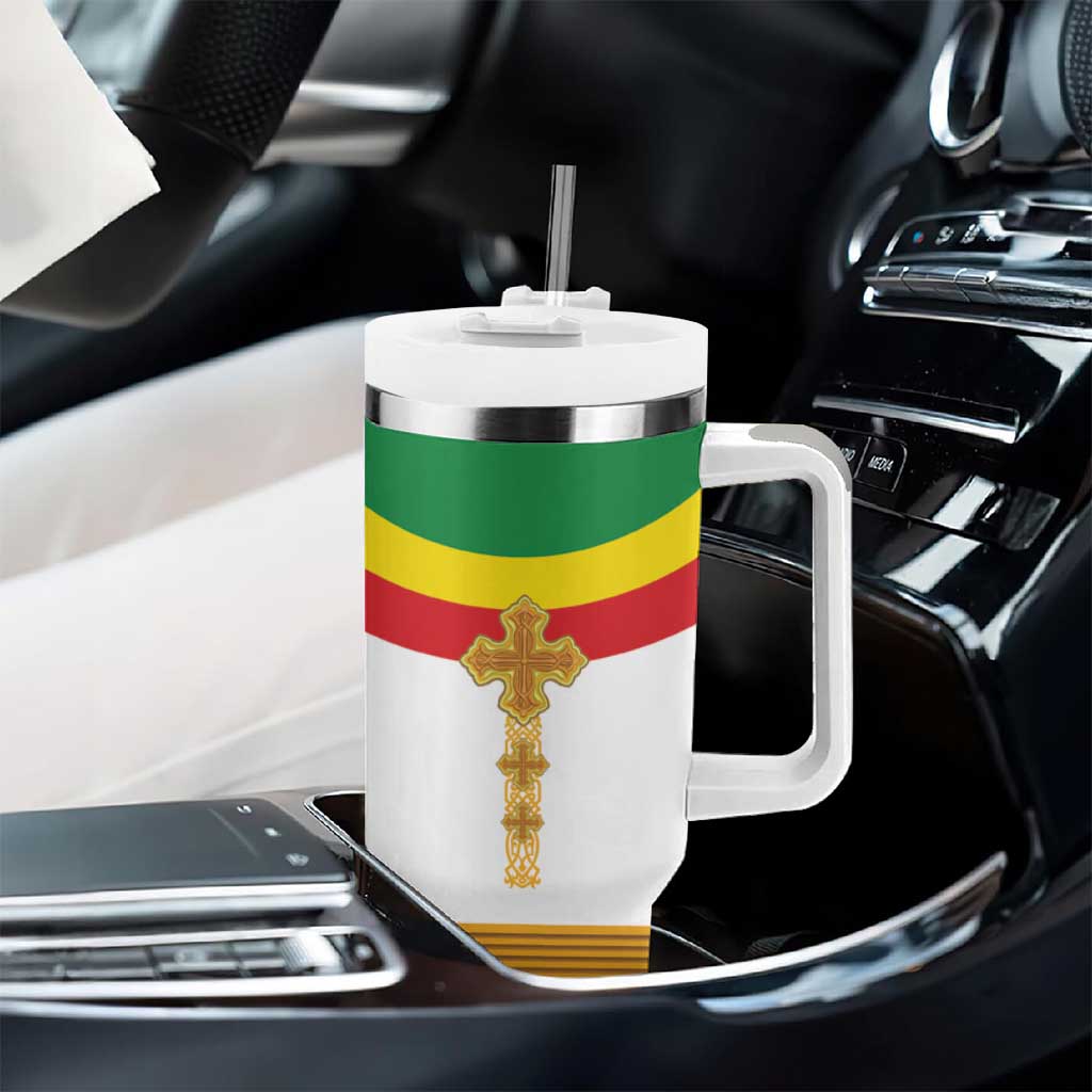Meskel Ethiopia Tumbler With Handle True Cross LT15