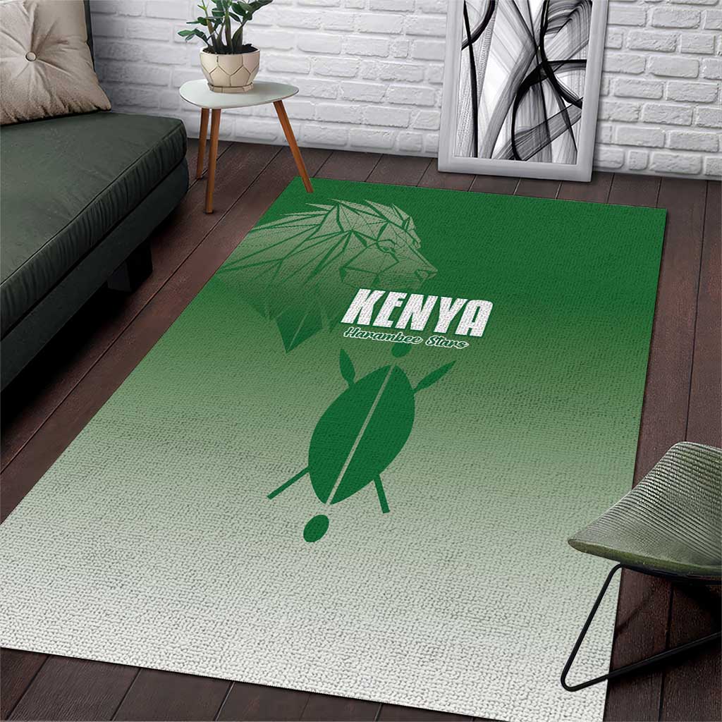 Kenya Football Area Rug Go Harambee Stars LT15