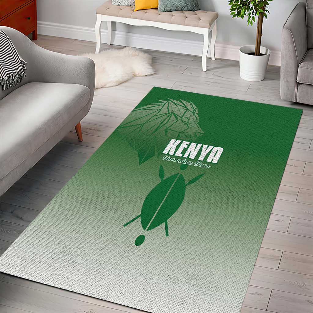 Kenya Football Area Rug Go Harambee Stars LT15