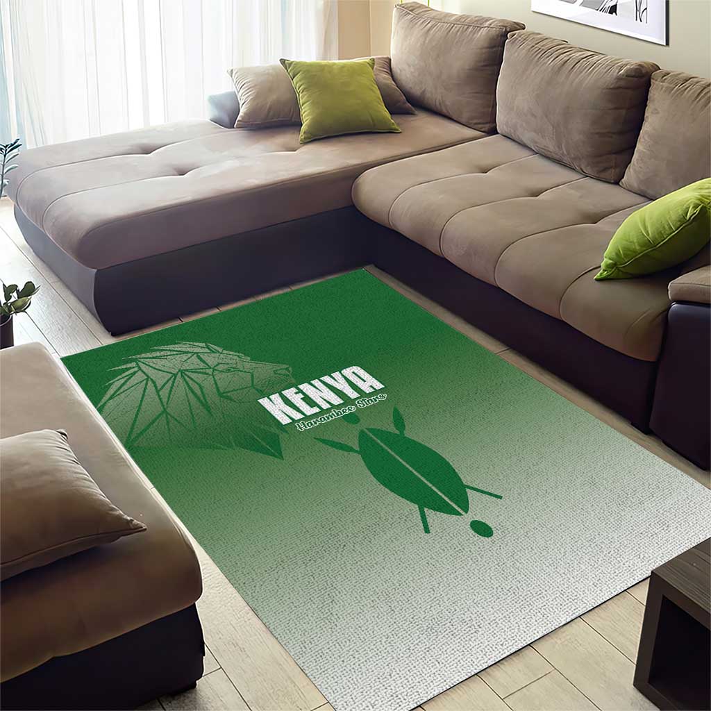 Kenya Football Area Rug Go Harambee Stars LT15