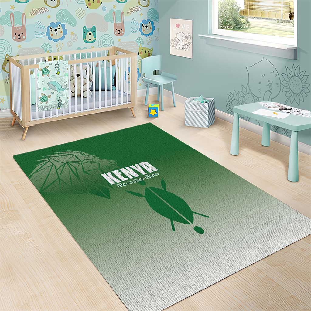 Kenya Football Area Rug Go Harambee Stars LT15