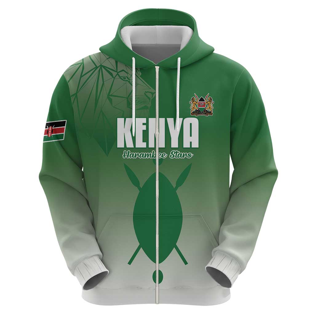 Custom Kenya Football Hoodie Go Champions Harambee Stars LT15