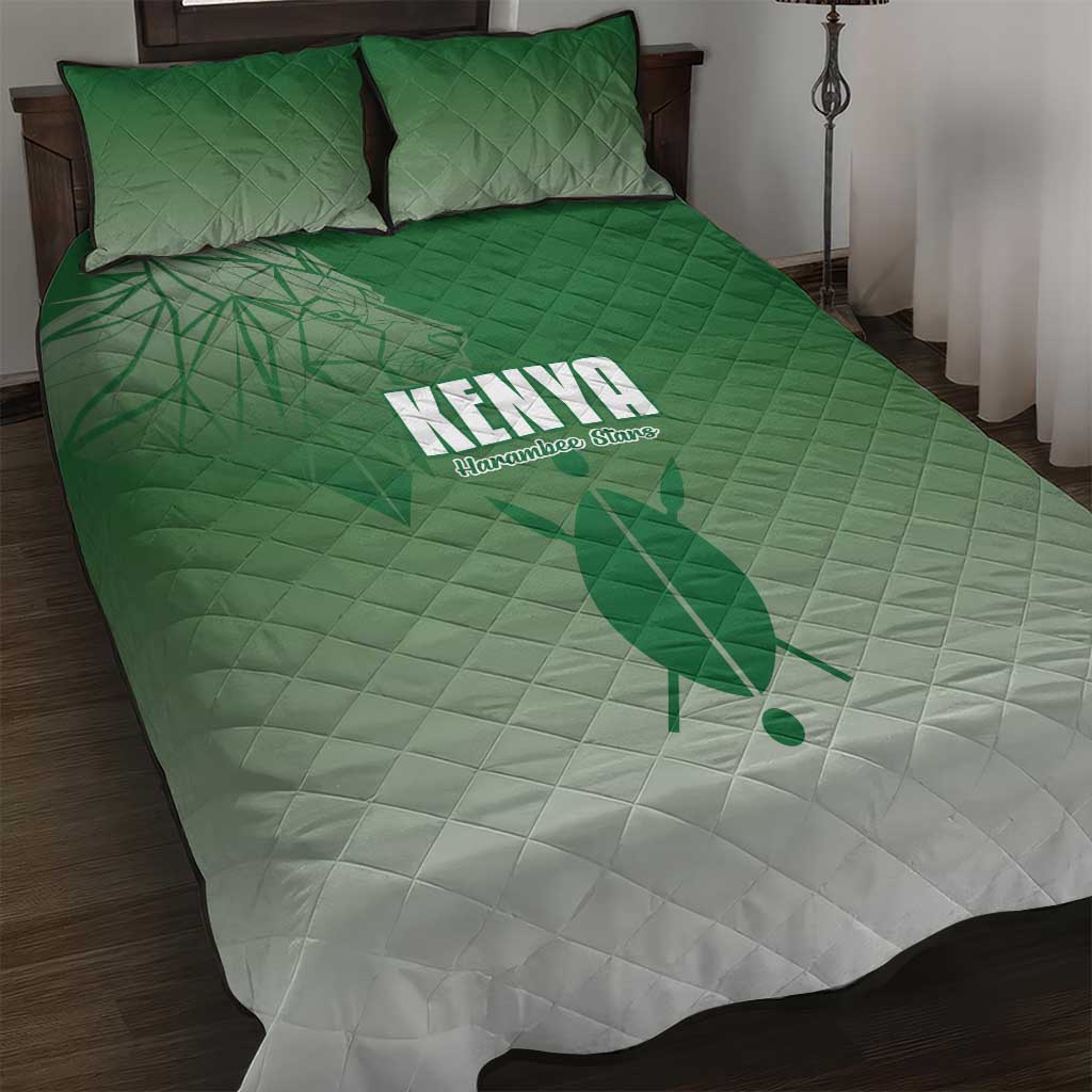 Kenya Football Quilt Bed Set Go Harambee Stars LT15