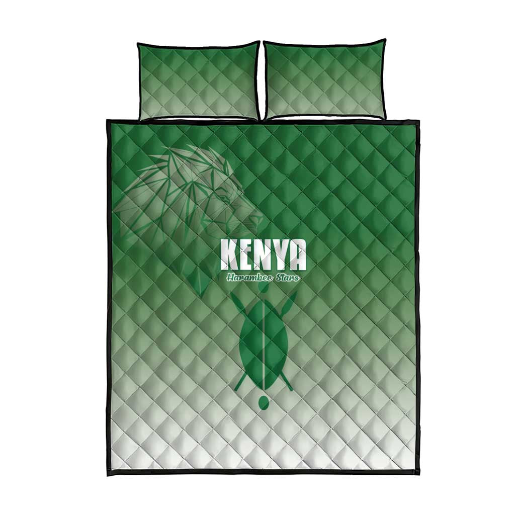 Kenya Football Quilt Bed Set Go Harambee Stars LT15