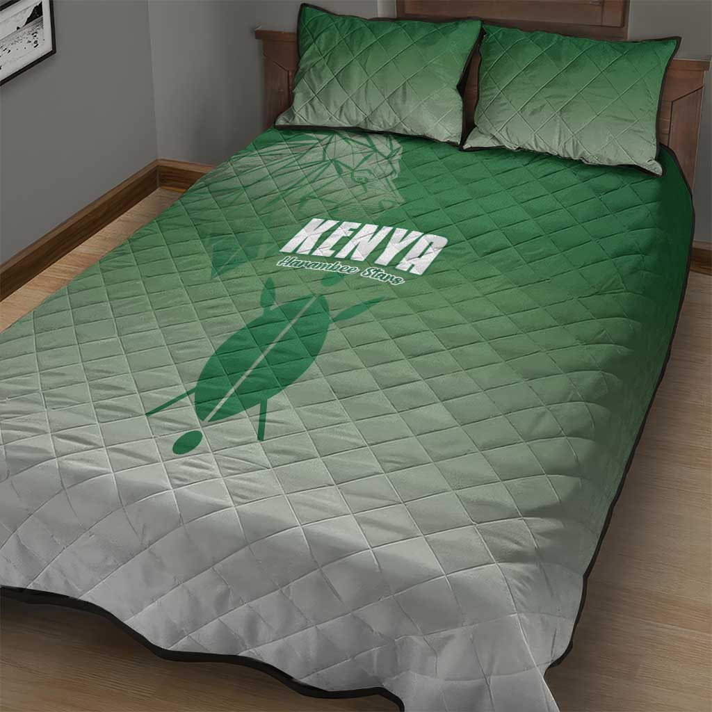 Kenya Football Quilt Bed Set Go Harambee Stars LT15