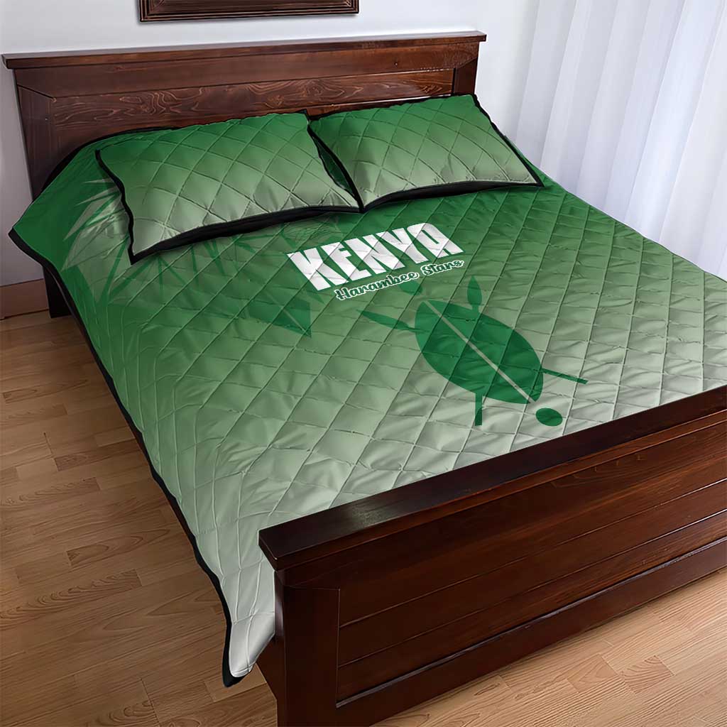 Kenya Football Quilt Bed Set Go Harambee Stars LT15