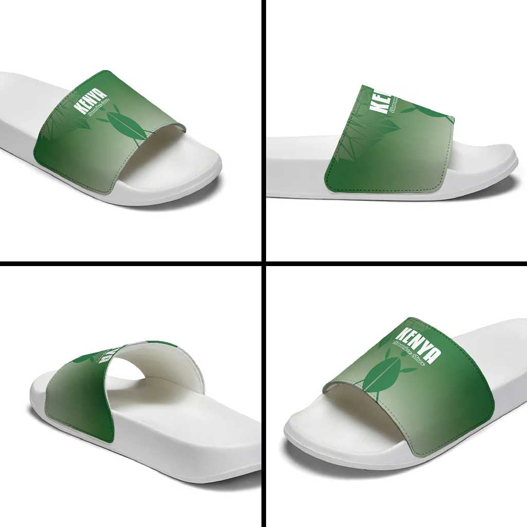 Kenya Football Slide Sandals Go Champions Harambee Stars LT15
