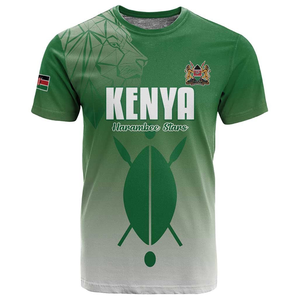 Custom Kenya Football T shirt Go Harambee Stars LT15