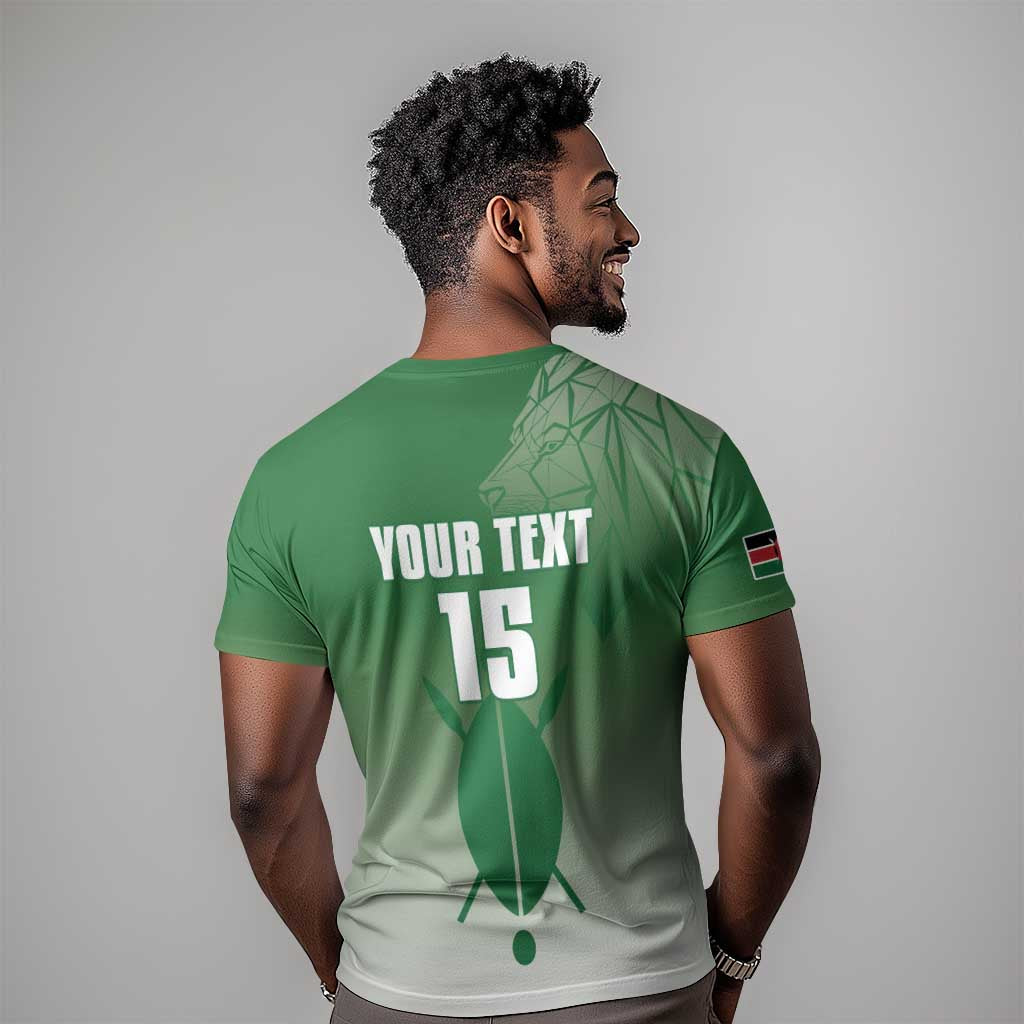 Custom Kenya Football T shirt Go Harambee Stars LT15