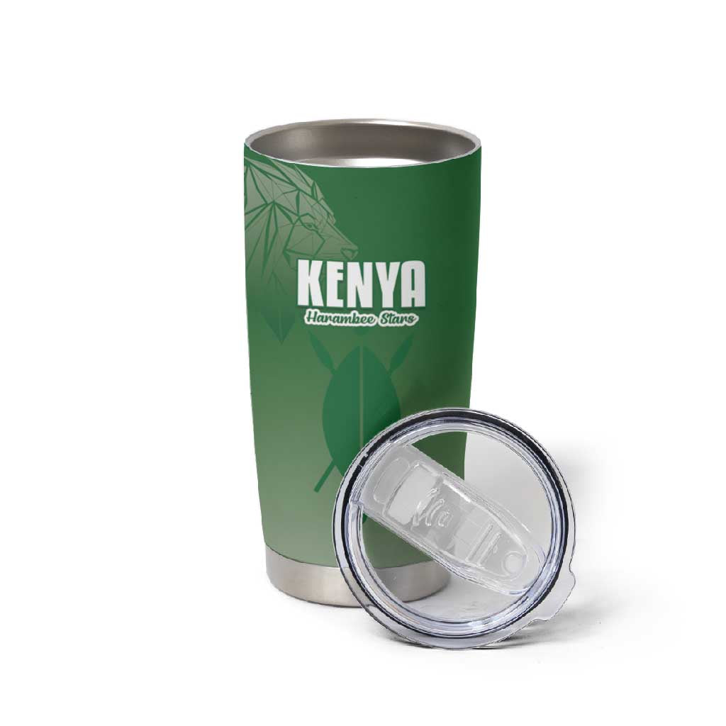 Custom Kenya Football Tumbler Cup Go Harambee Stars LT15