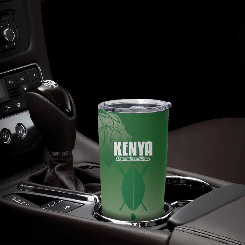 Custom Kenya Football Tumbler Cup Go Harambee Stars LT15