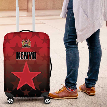Kenya Football Luggage Cover Go Harambee Stars - Red Jersey LT15