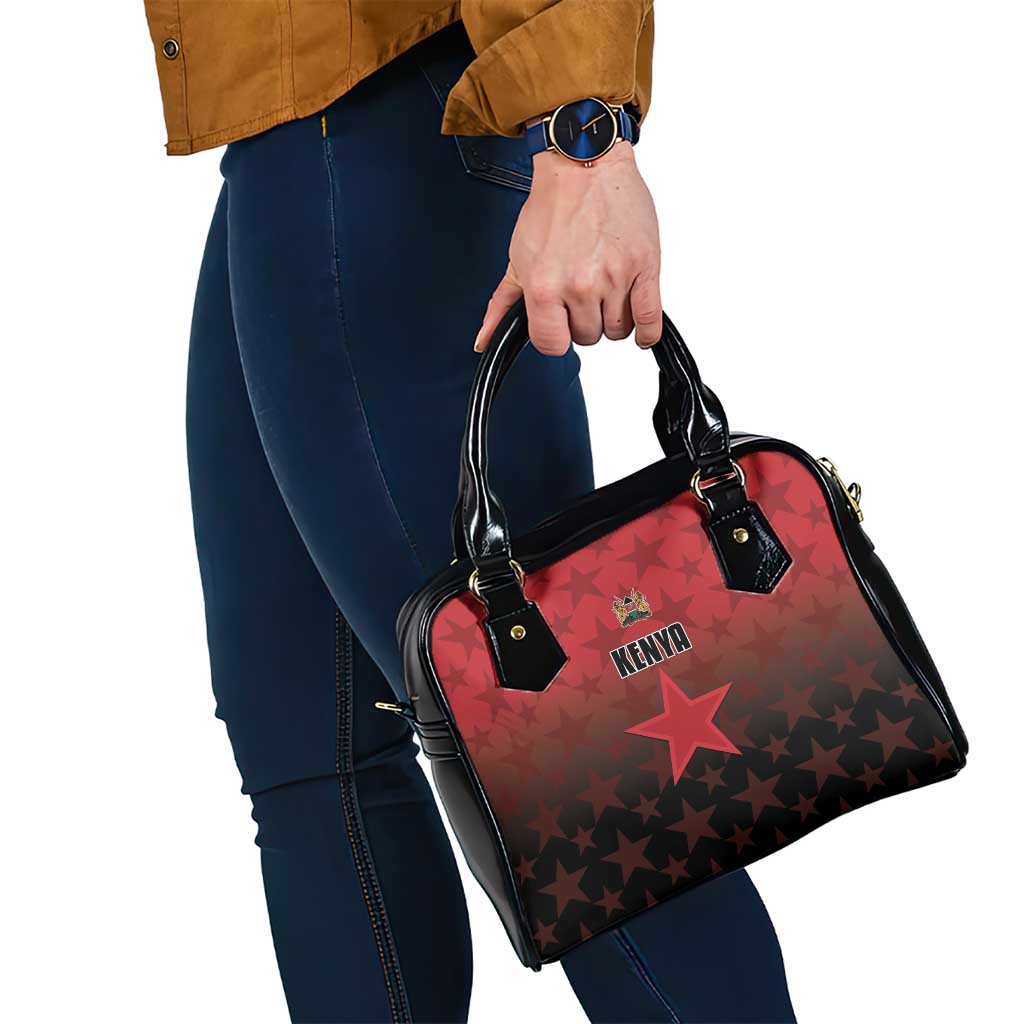 Kenya Football Shoulder Handbag Go Harambee Stars - Red Jersey LT15