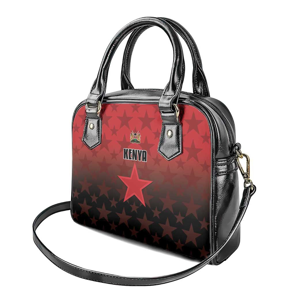 Kenya Football Shoulder Handbag Go Harambee Stars - Red Jersey LT15