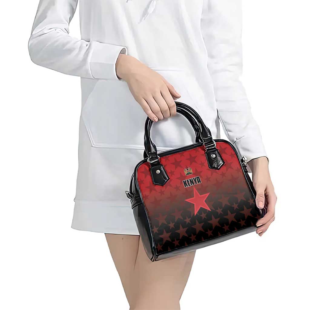 Kenya Football Shoulder Handbag Go Harambee Stars - Red Jersey LT15