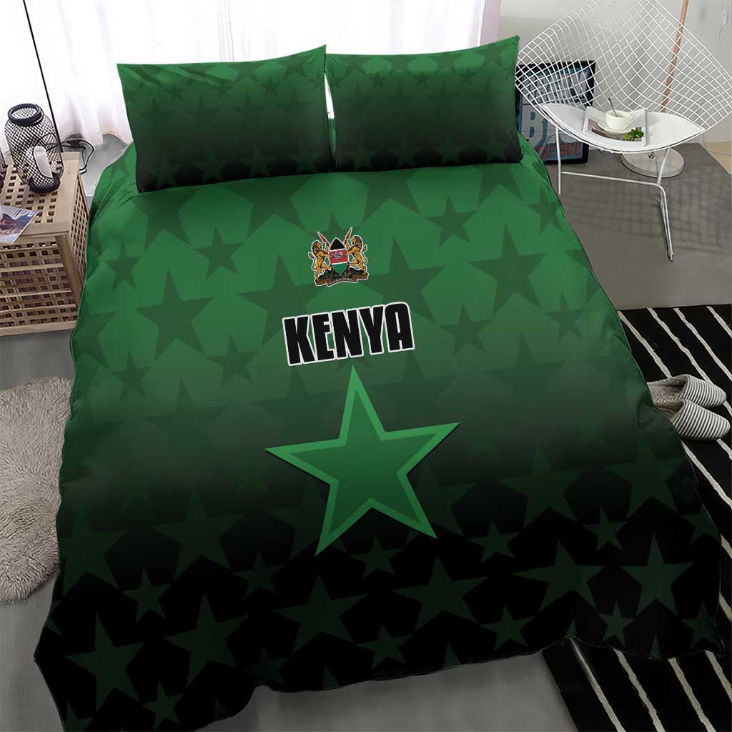 Kenya Football Bedding Set Harambee Harambee Stars - Green Jersey LT15