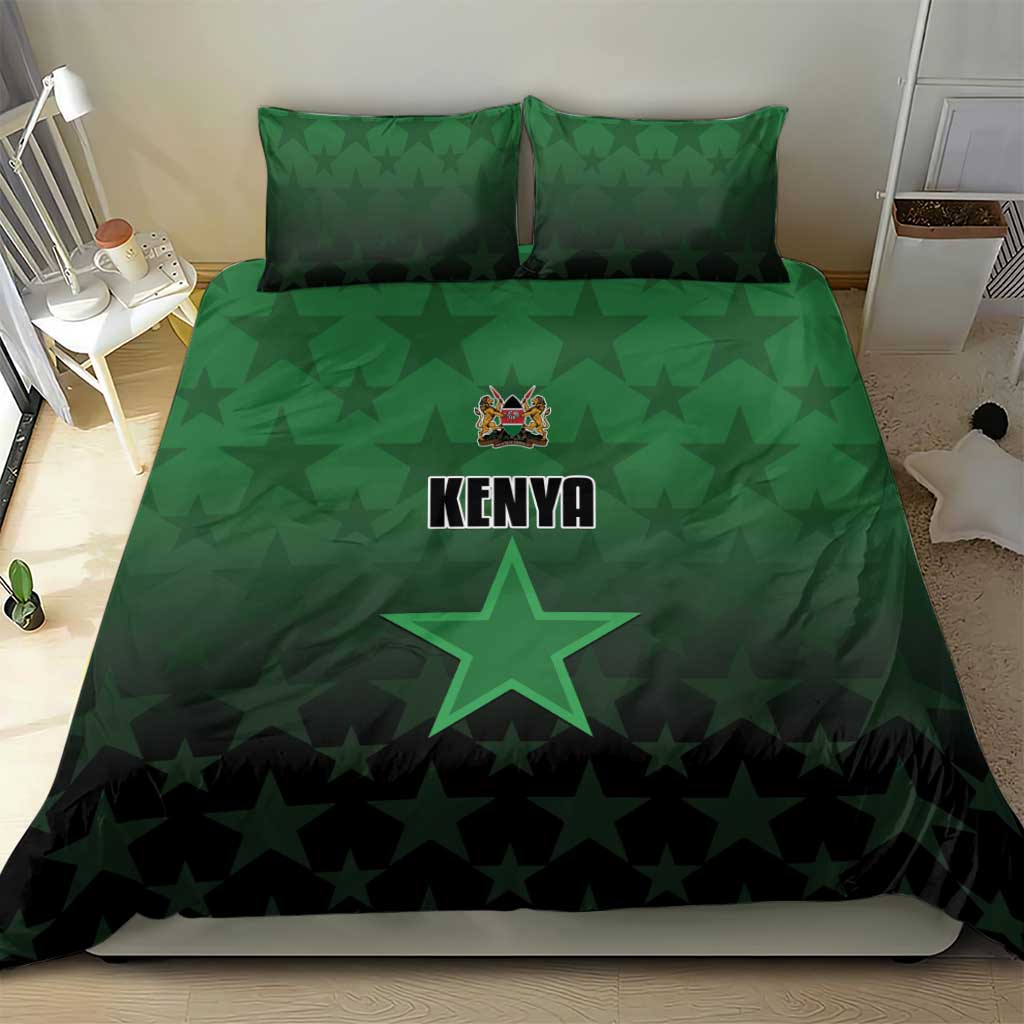 Kenya Football Bedding Set Harambee Harambee Stars - Green Jersey LT15
