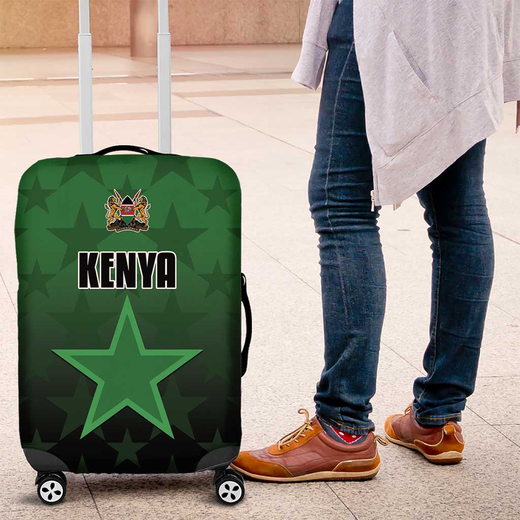 Kenya Football Luggage Cover Go Harambee Stars - Green Jersey LT15