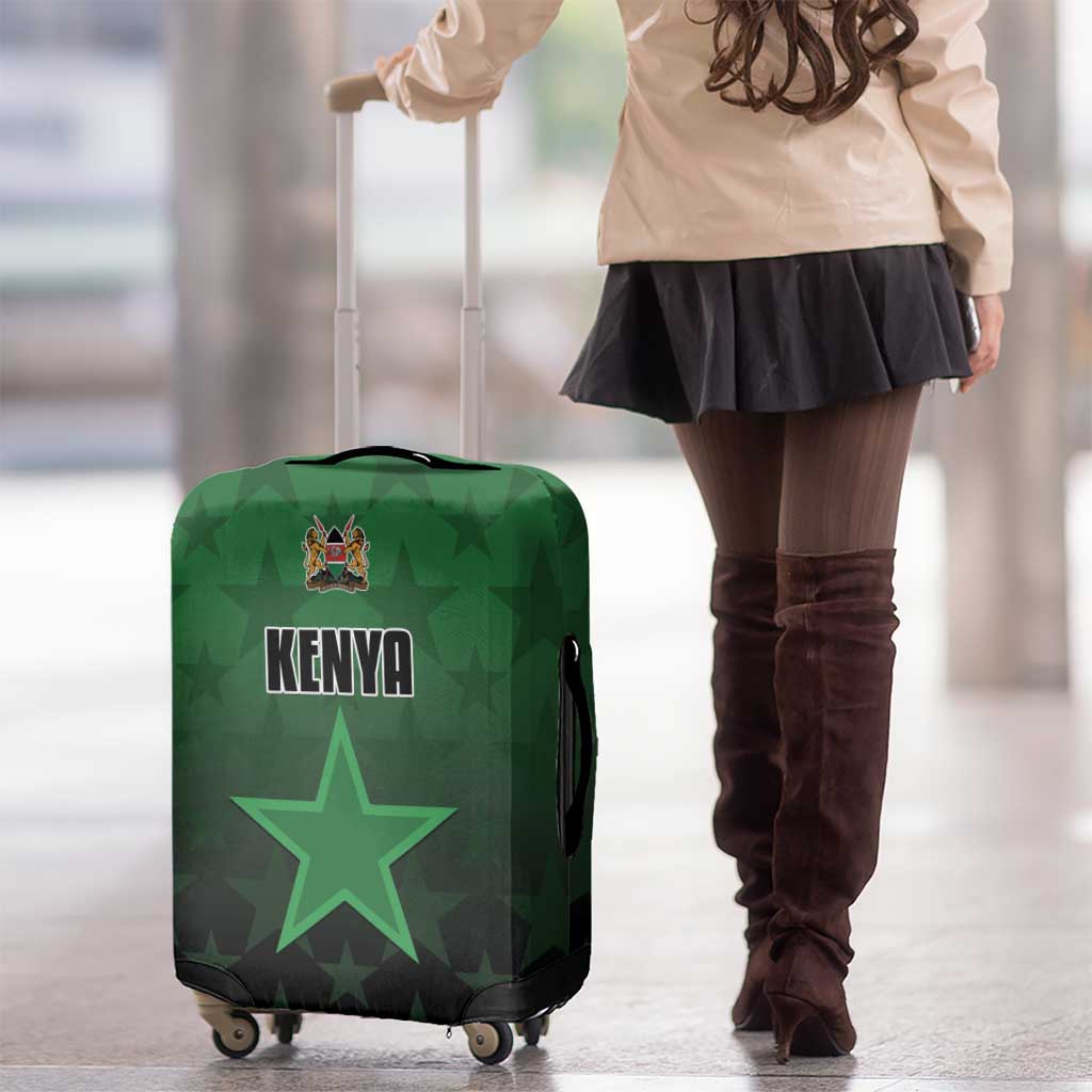 Kenya Football Luggage Cover Go Harambee Stars - Green Jersey LT15