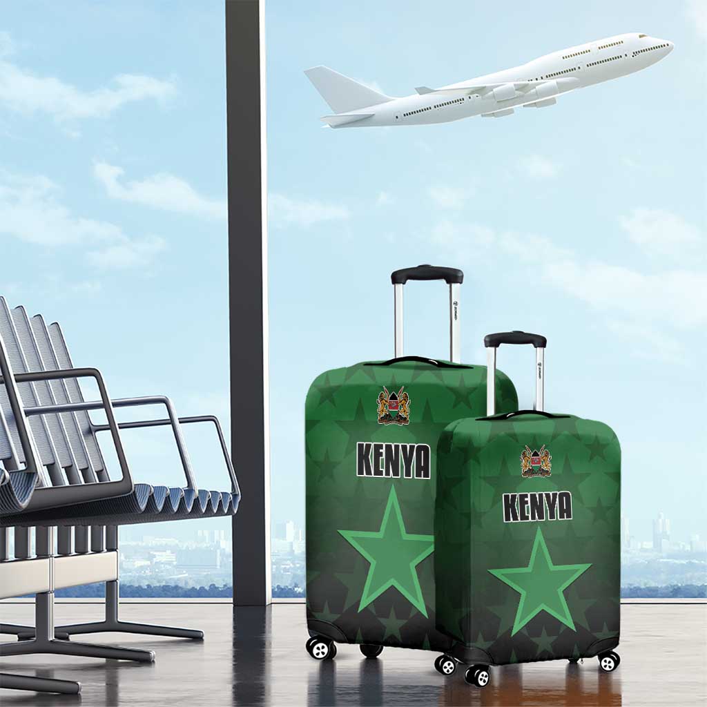Kenya Football Luggage Cover Go Harambee Stars - Green Jersey LT15