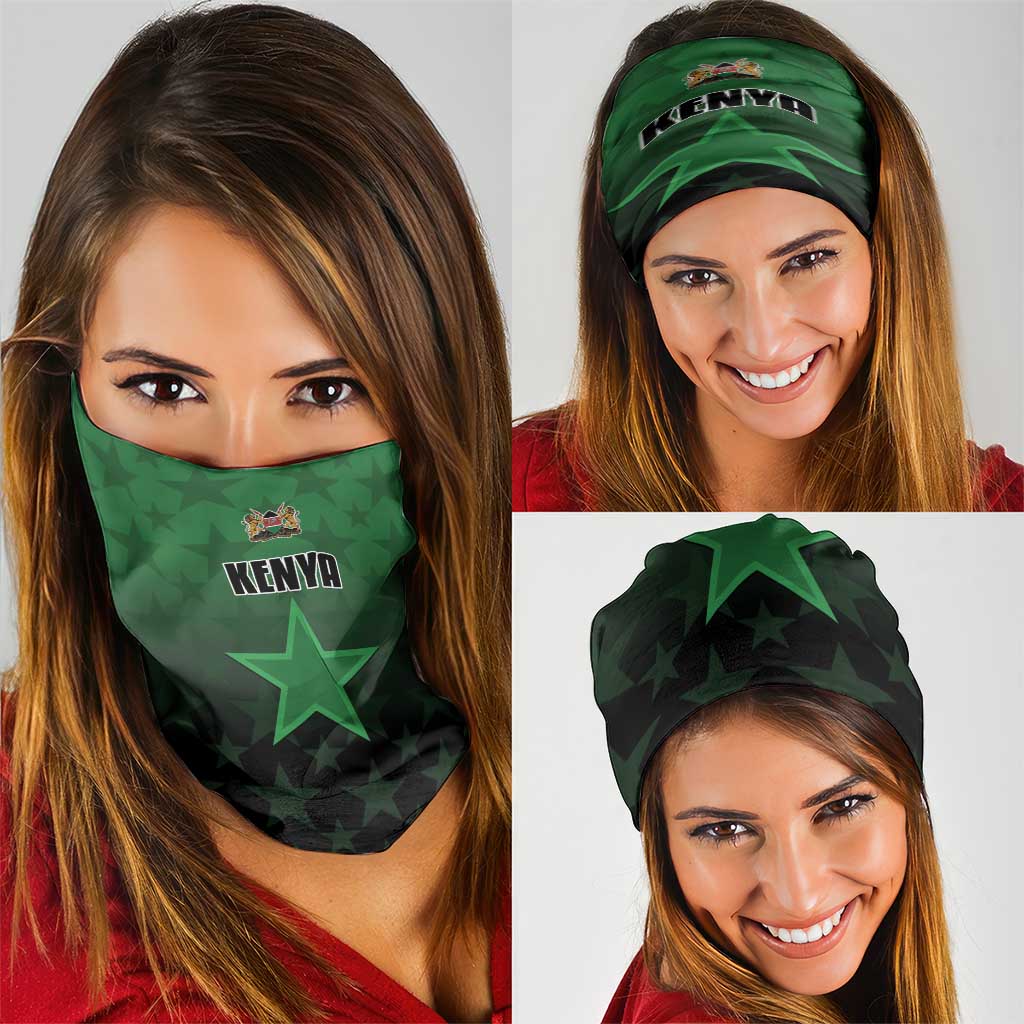 Kenya Football Neck Gaiter Go Harambee Stars - Green Jersey LT15