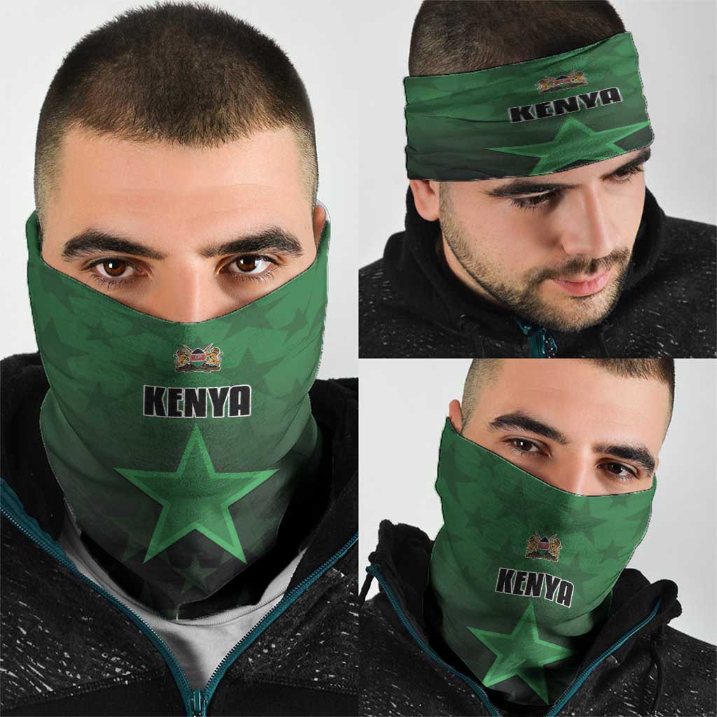 Kenya Football Neck Gaiter Go Harambee Stars - Green Jersey LT15