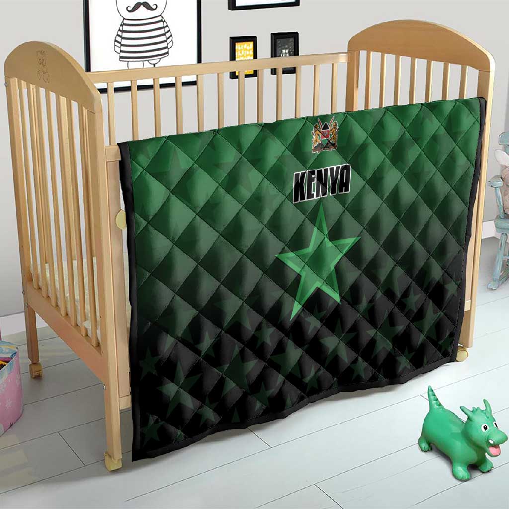 Kenya Football Quilt Harambee Harambee Stars - Green Jersey LT15