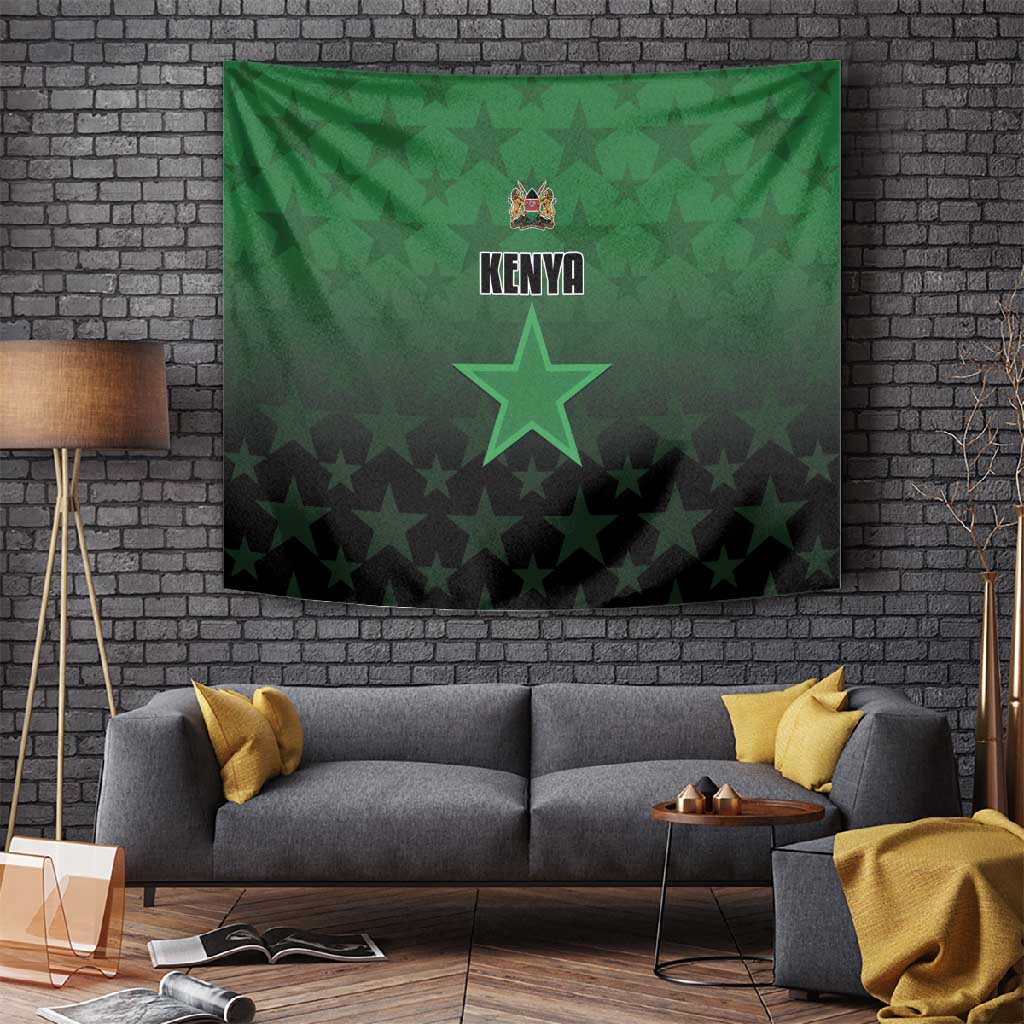 Kenya Football Tapestry Harambee Harambee Stars - Green Jersey LT15