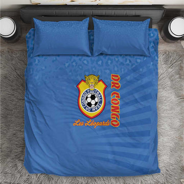 DR Congo Football Bedding Set Allez Les Léopards LT15