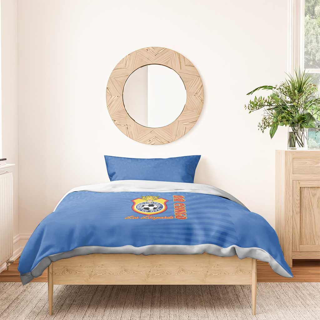 DR Congo Football Bedding Set Allez Les Léopards LT15