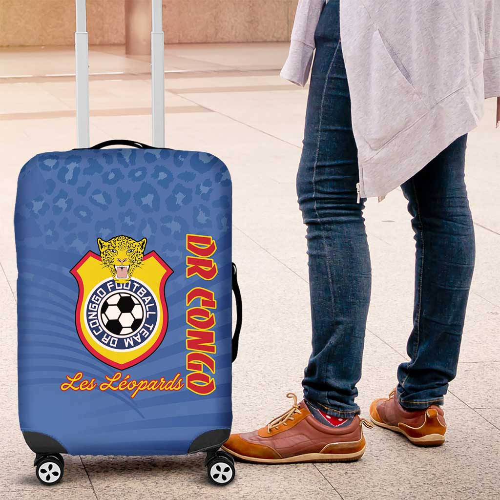 DR Congo Football Luggage Cover Come On Les Léopards LT15
