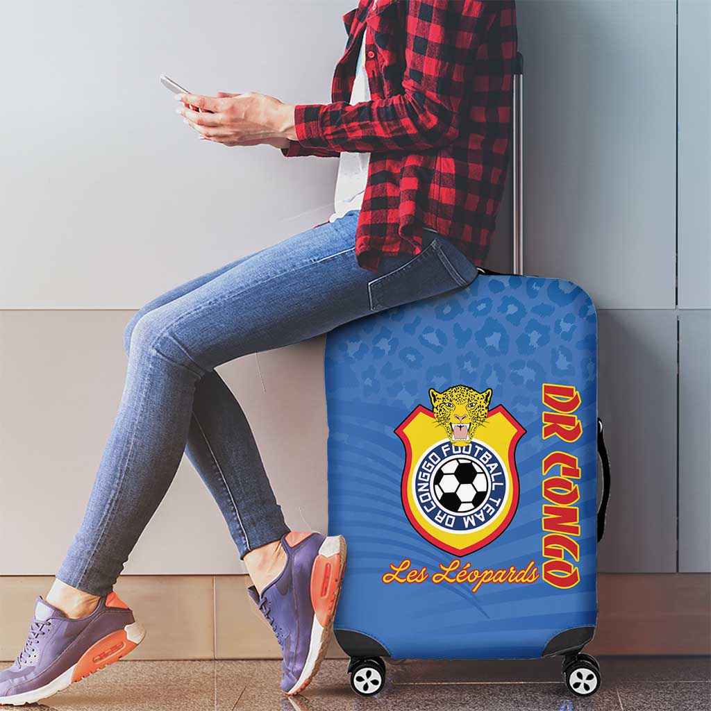 DR Congo Football Luggage Cover Come On Les Léopards LT15