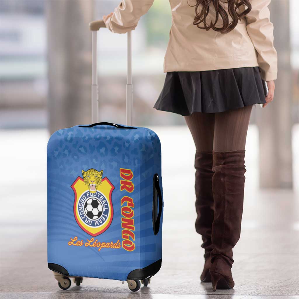 DR Congo Football Luggage Cover Come On Les Léopards LT15