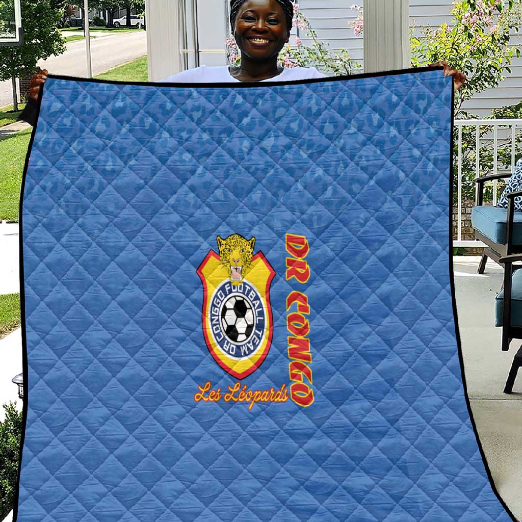 DR Congo Football Quilt Allez Les Léopards LT15