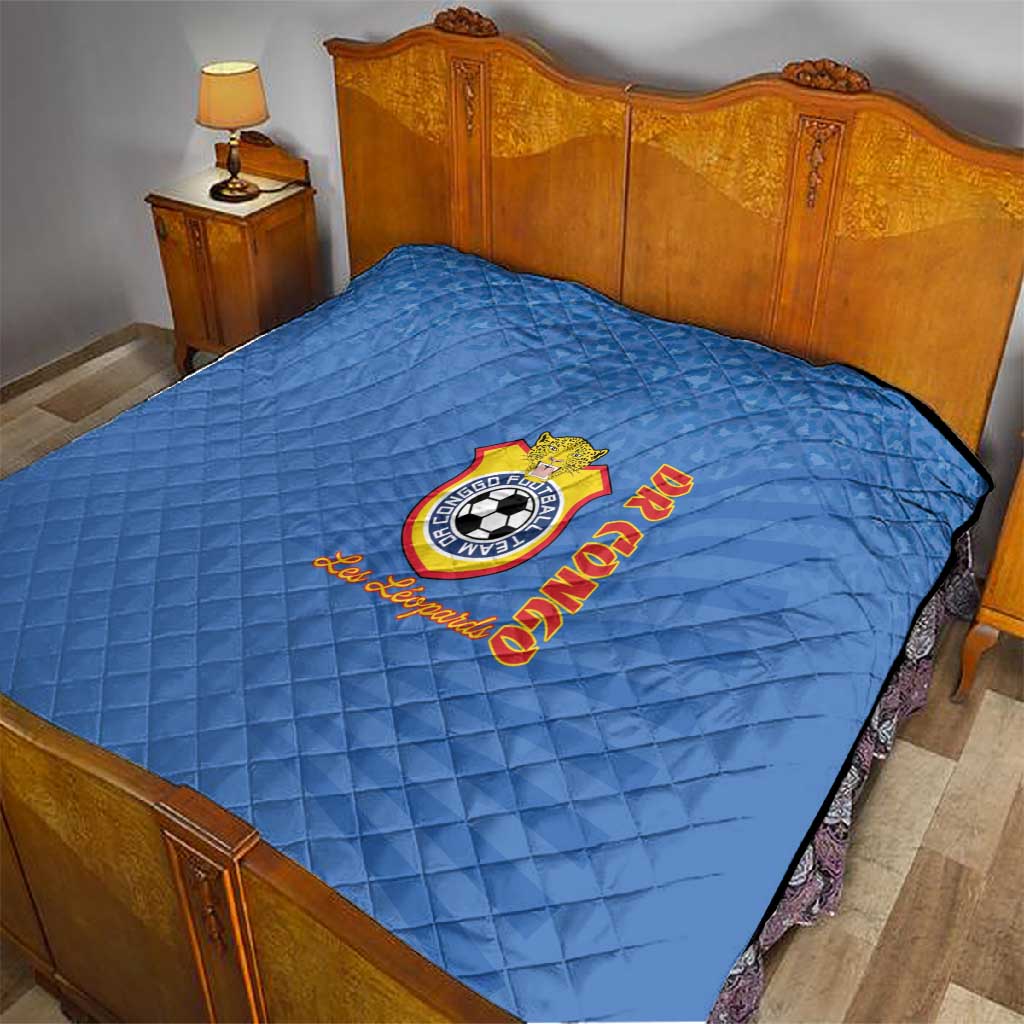 DR Congo Football Quilt Allez Les Léopards LT15