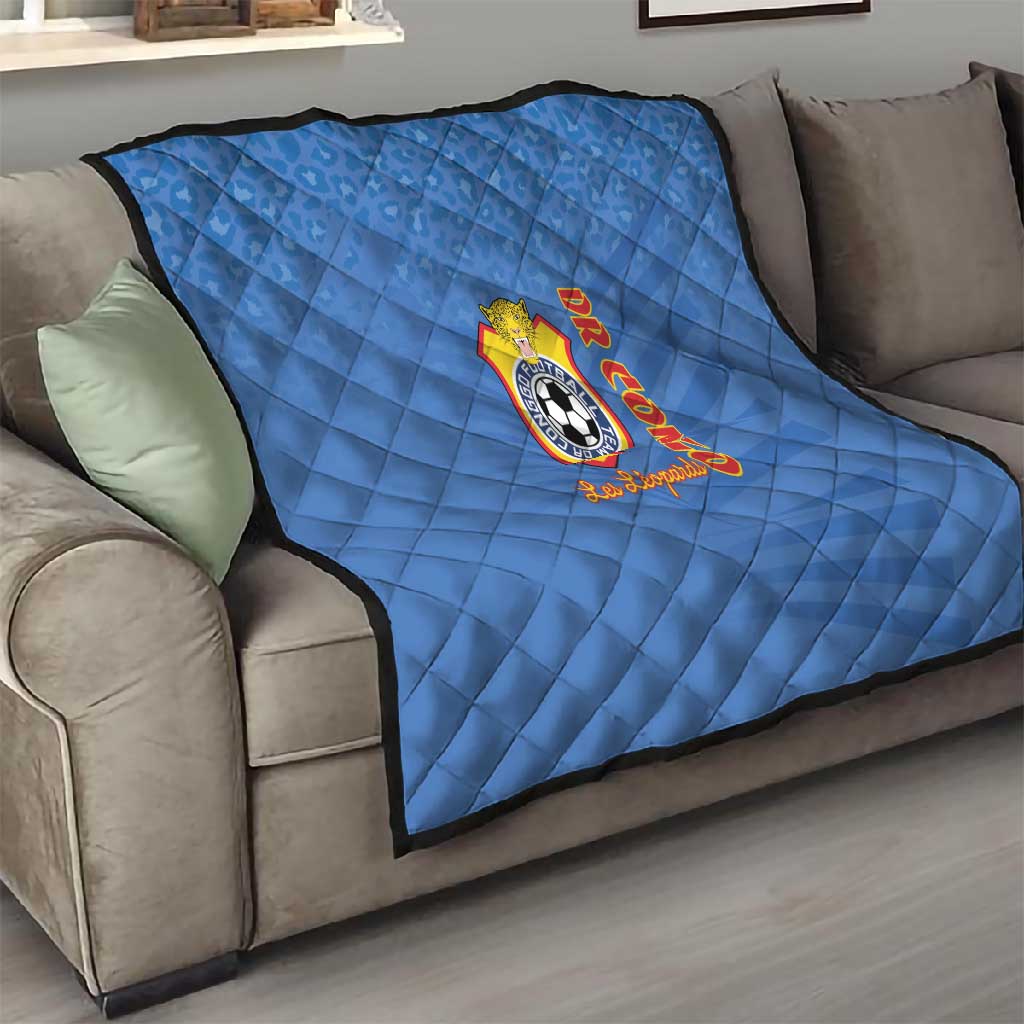 DR Congo Football Quilt Allez Les Léopards LT15