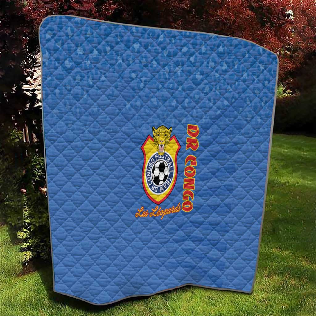 DR Congo Football Quilt Allez Les Léopards LT15