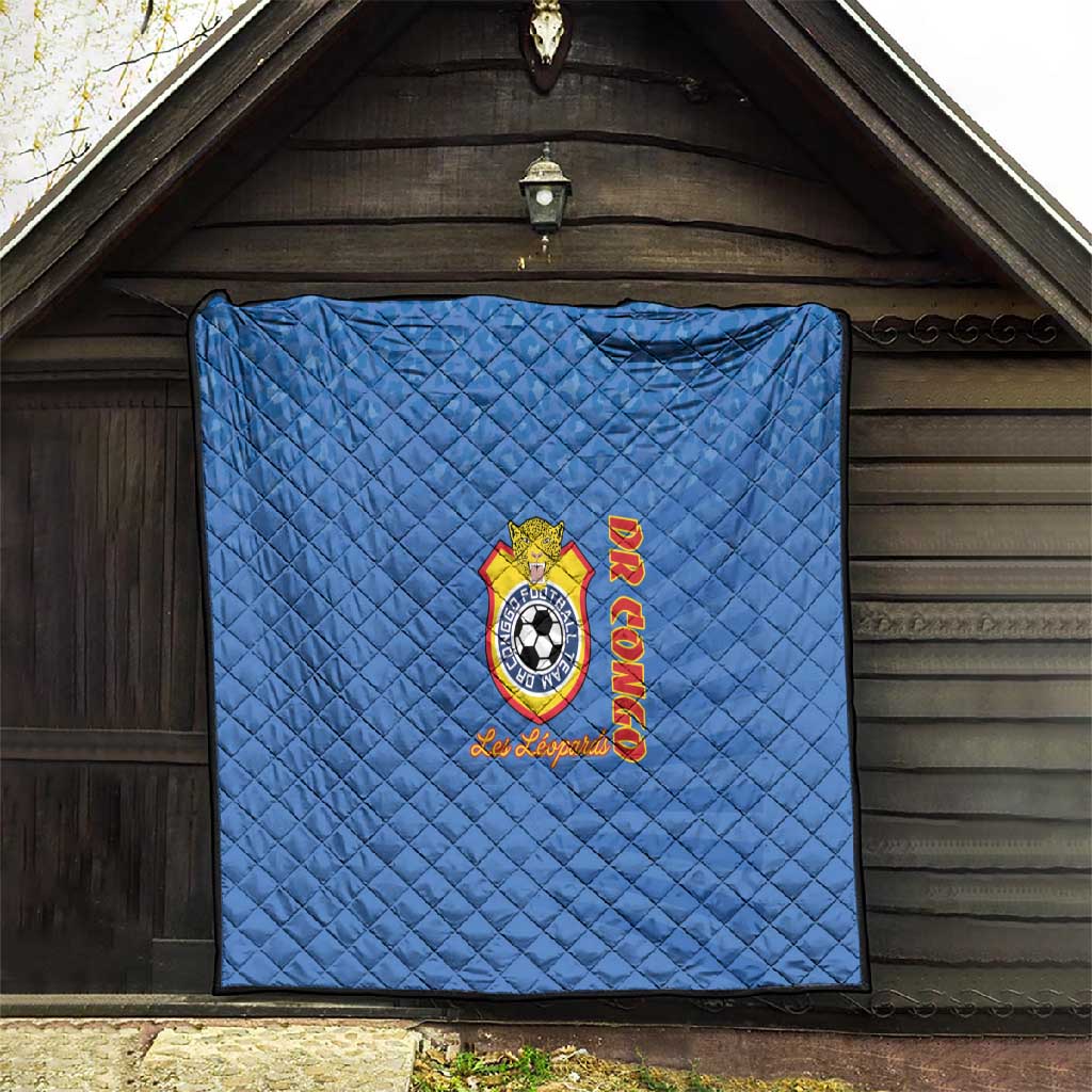 DR Congo Football Quilt Allez Les Léopards LT15