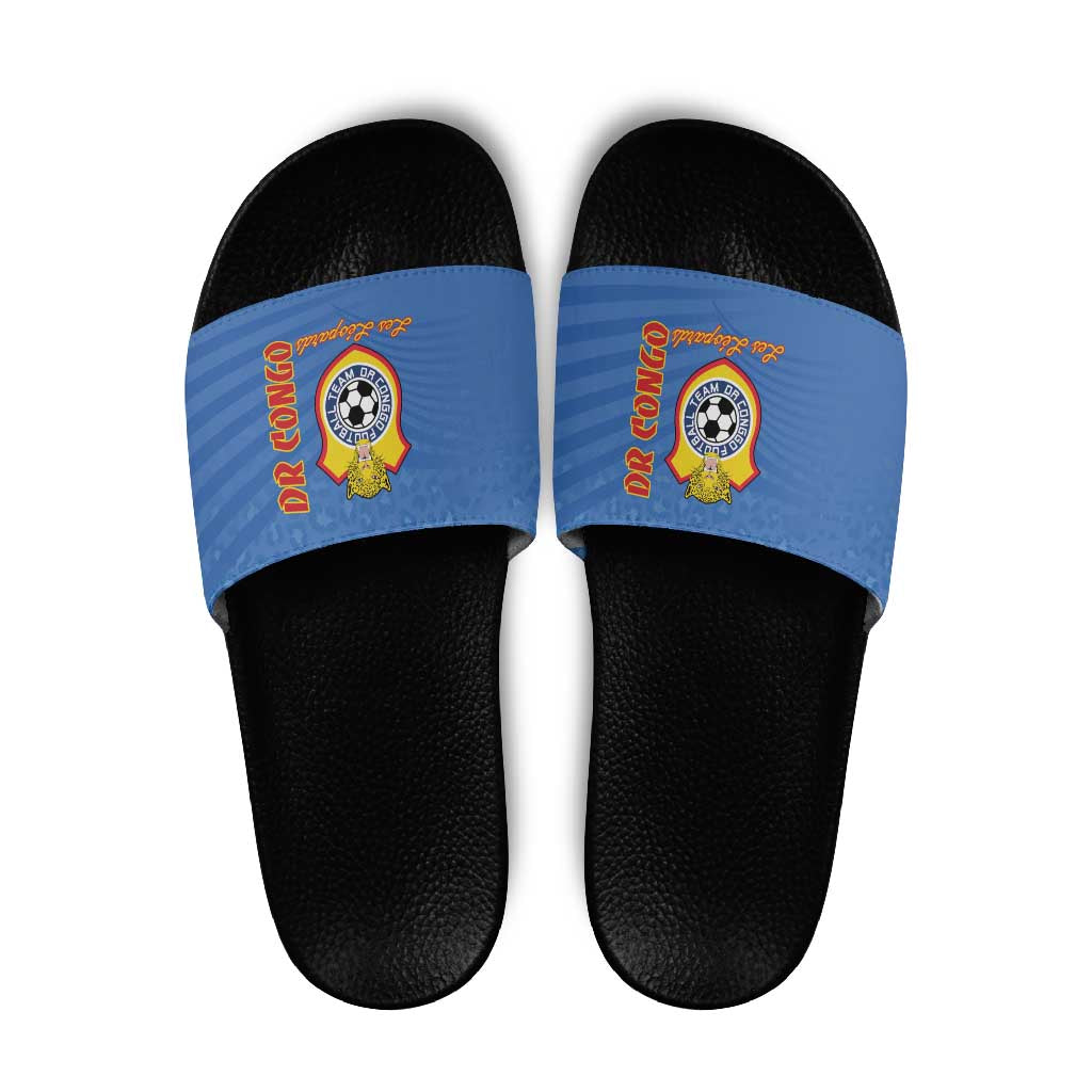 DR Congo Football Slide Sandals Come On Les Léopards LT15