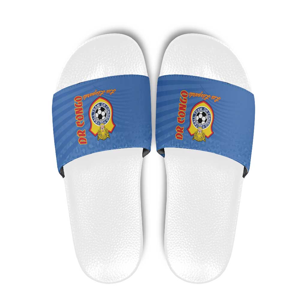 DR Congo Football Slide Sandals Come On Les Léopards LT15