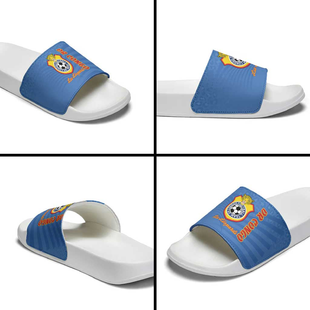DR Congo Football Slide Sandals Come On Les Léopards LT15