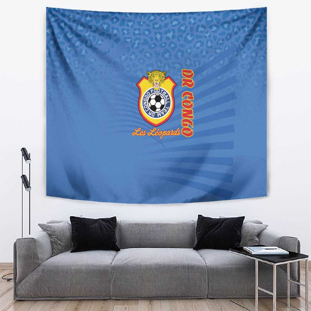 DR Congo Football Tapestry Allez Les Léopards LT15