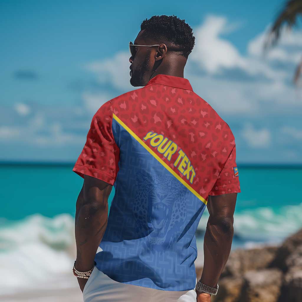 Custom DR Congo Football Hawaiian Shirt Go Champions LT15
