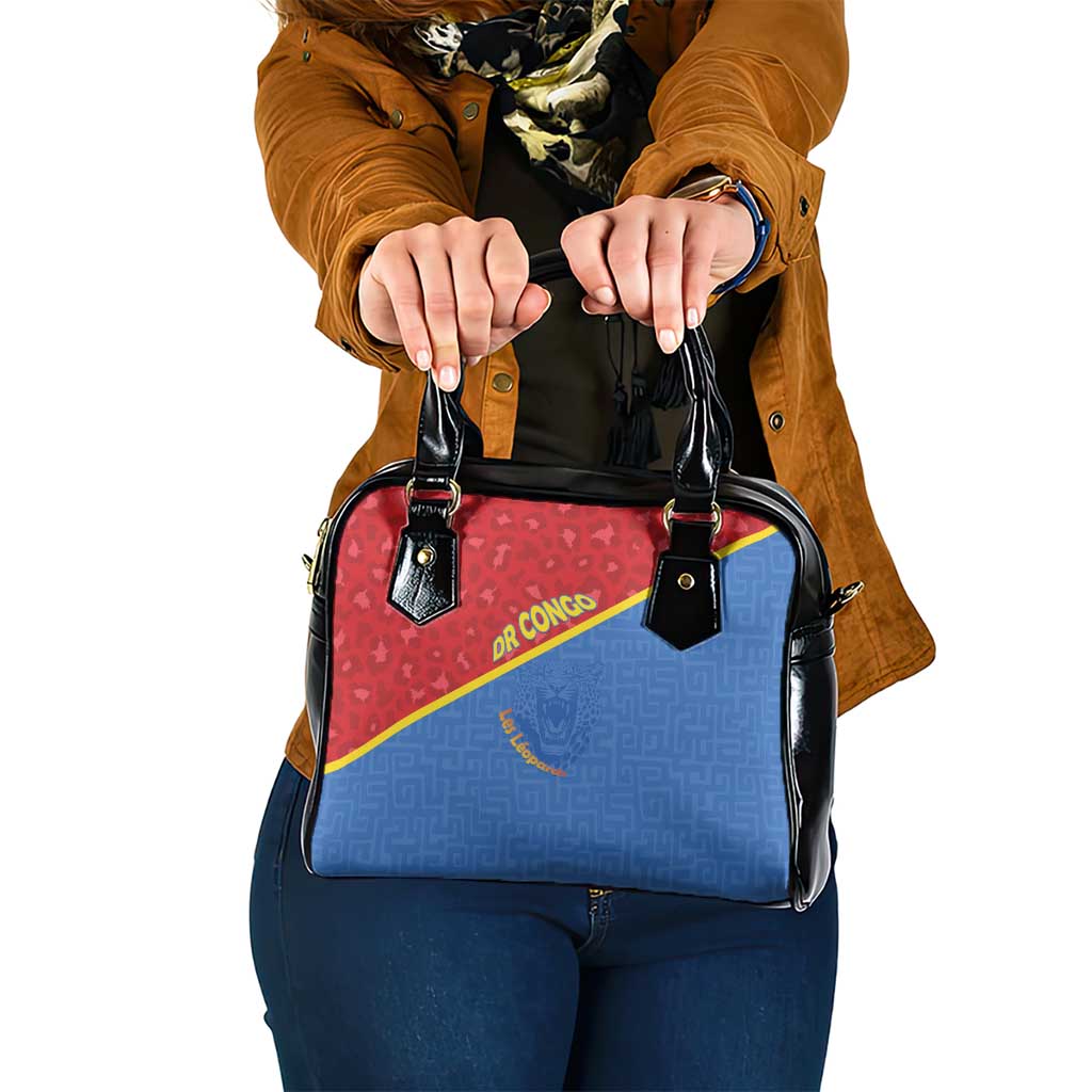 DR Congo Football Shoulder Handbag Allez Les Léopards LT15