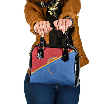 DR Congo Football Shoulder Handbag Allez Les Léopards LT15