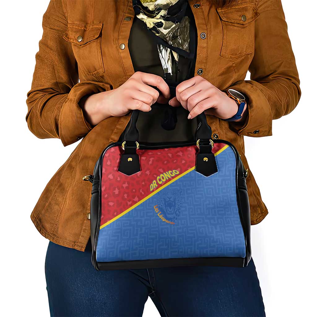 DR Congo Football Shoulder Handbag Allez Les Léopards LT15