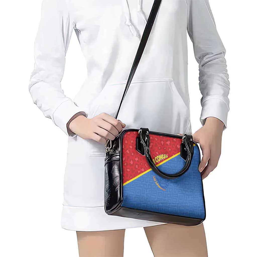 DR Congo Football Shoulder Handbag Allez Les Léopards LT15